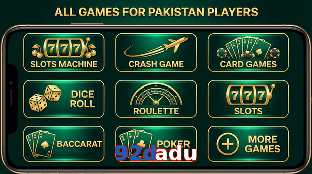 Main screen of 92Dadu games page for PK players